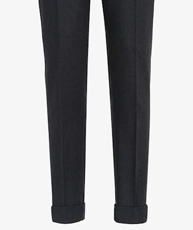 Dark Grey Fishtail Bolton Trousers