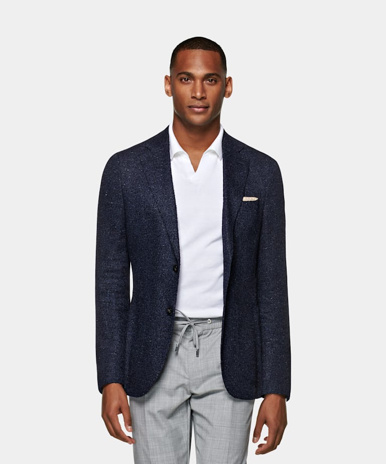 Navy Havana Jacket | Pure Wool | Suitsupply Online Store