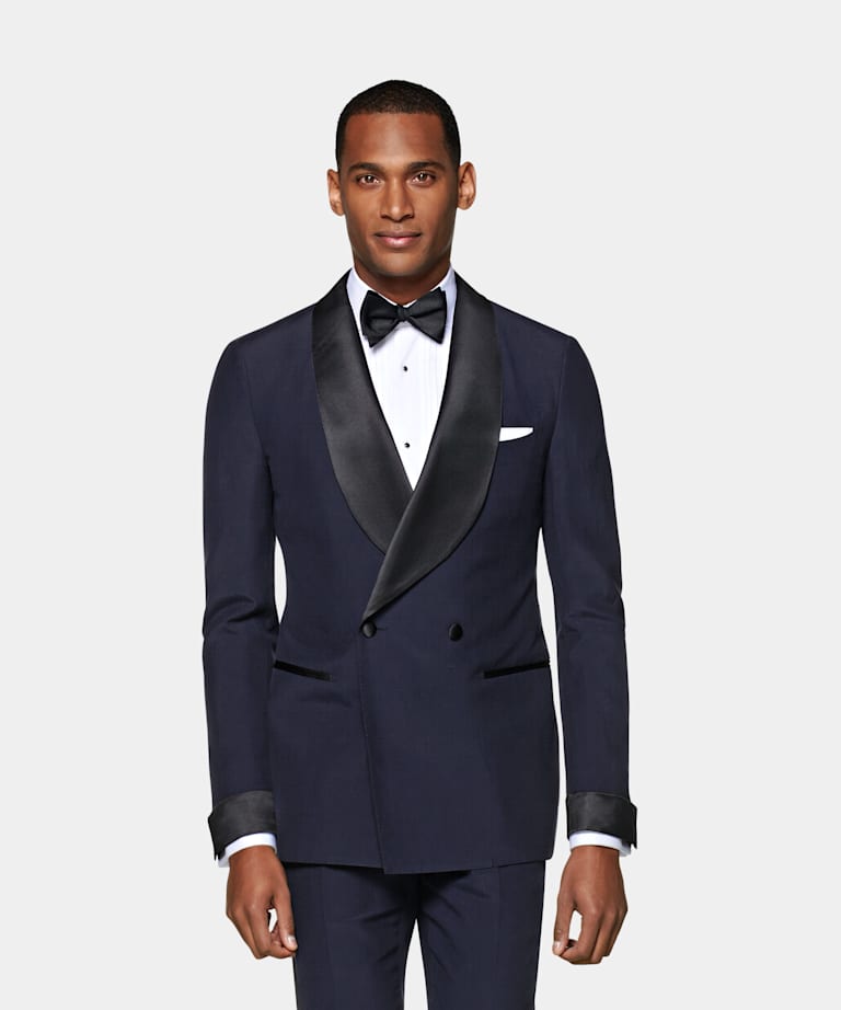 dark blue dinner jacket