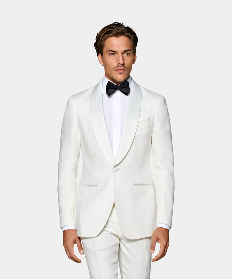 Tuxedo suit white clearance