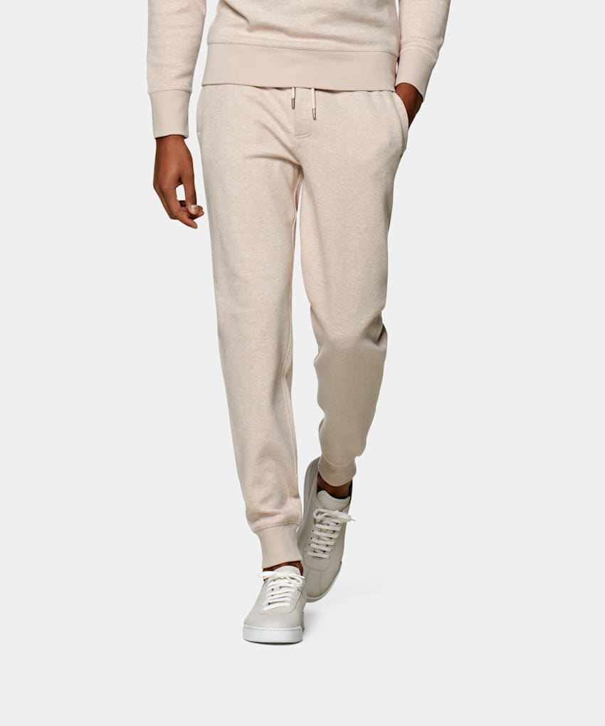 Light Brown Sweatpants | Cotton Polyester | Suitsupply Online Store