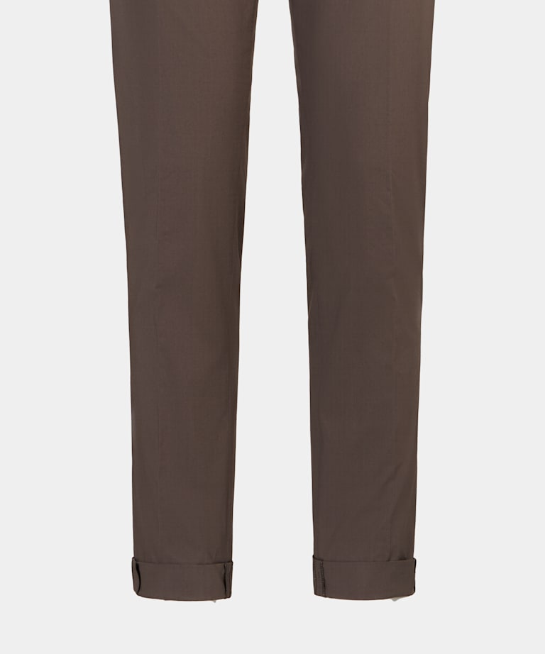 brown trousers