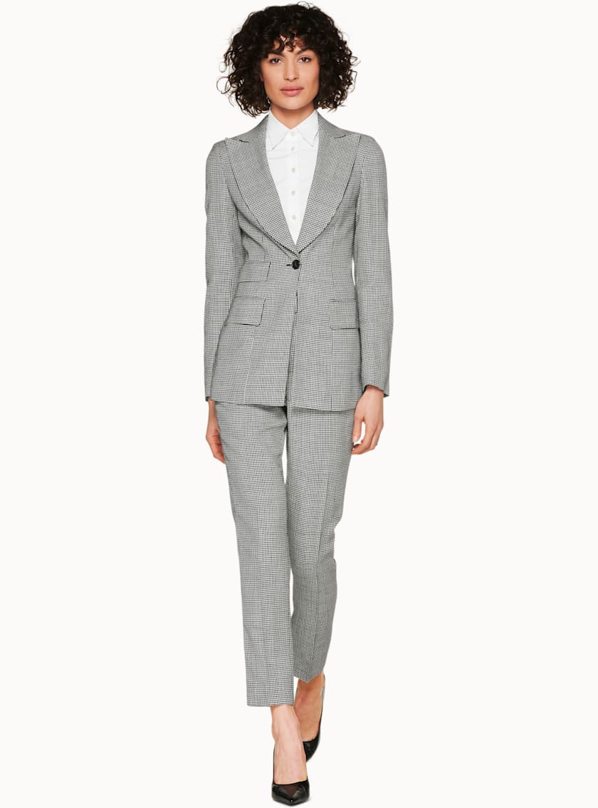 Palermo Grey Houndstooth Suit