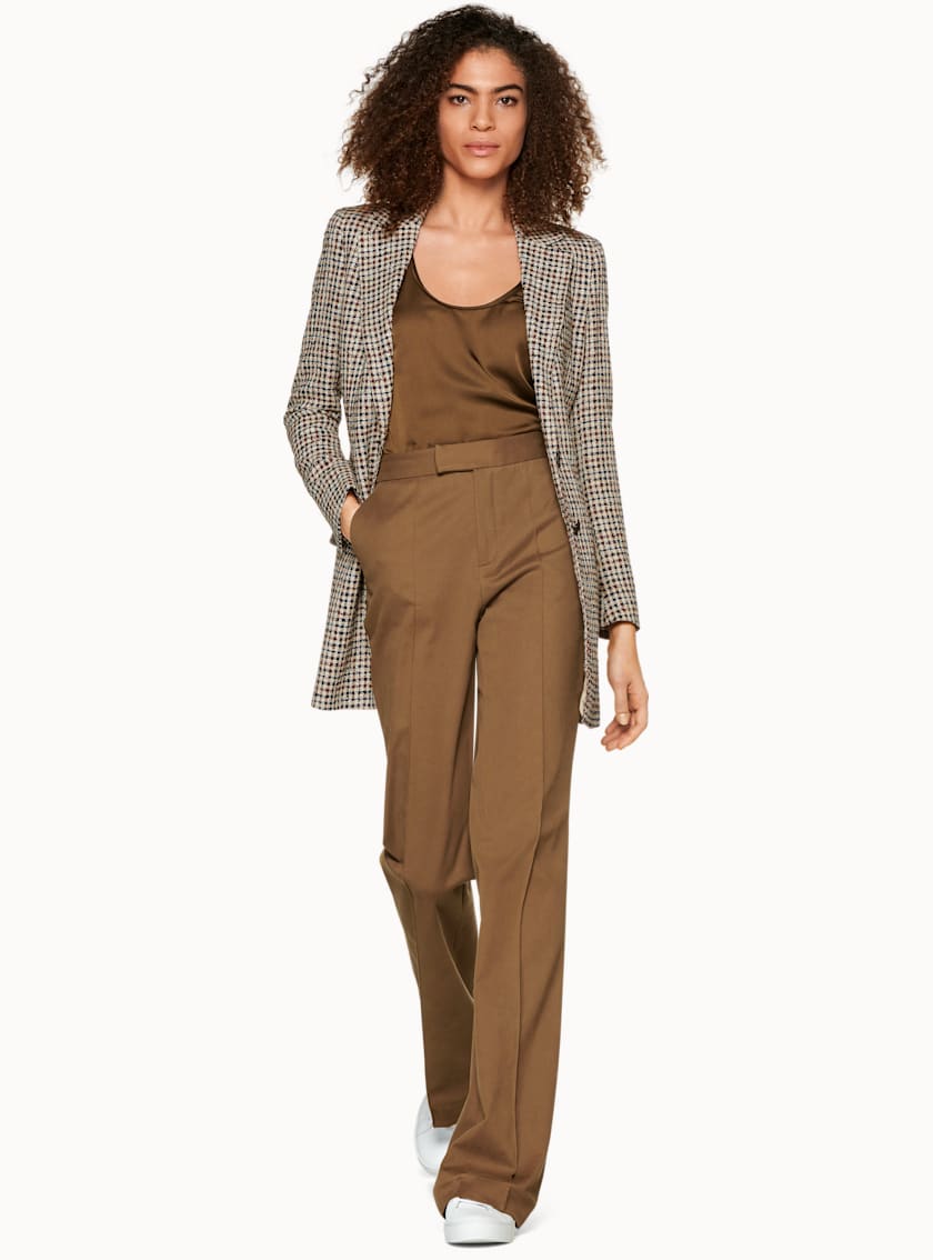 Tory Brown Checked Jacket