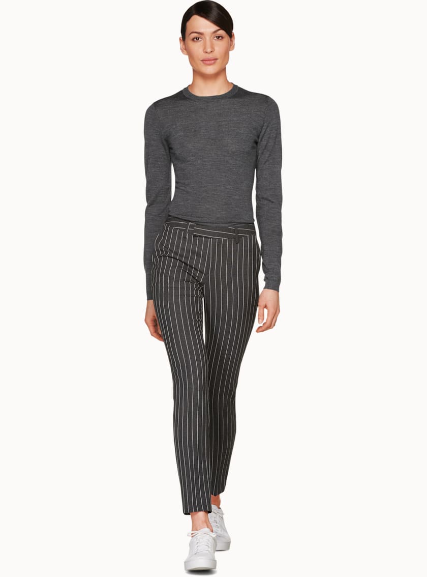 Ethan Mid Grey Long-Sleeve Knit