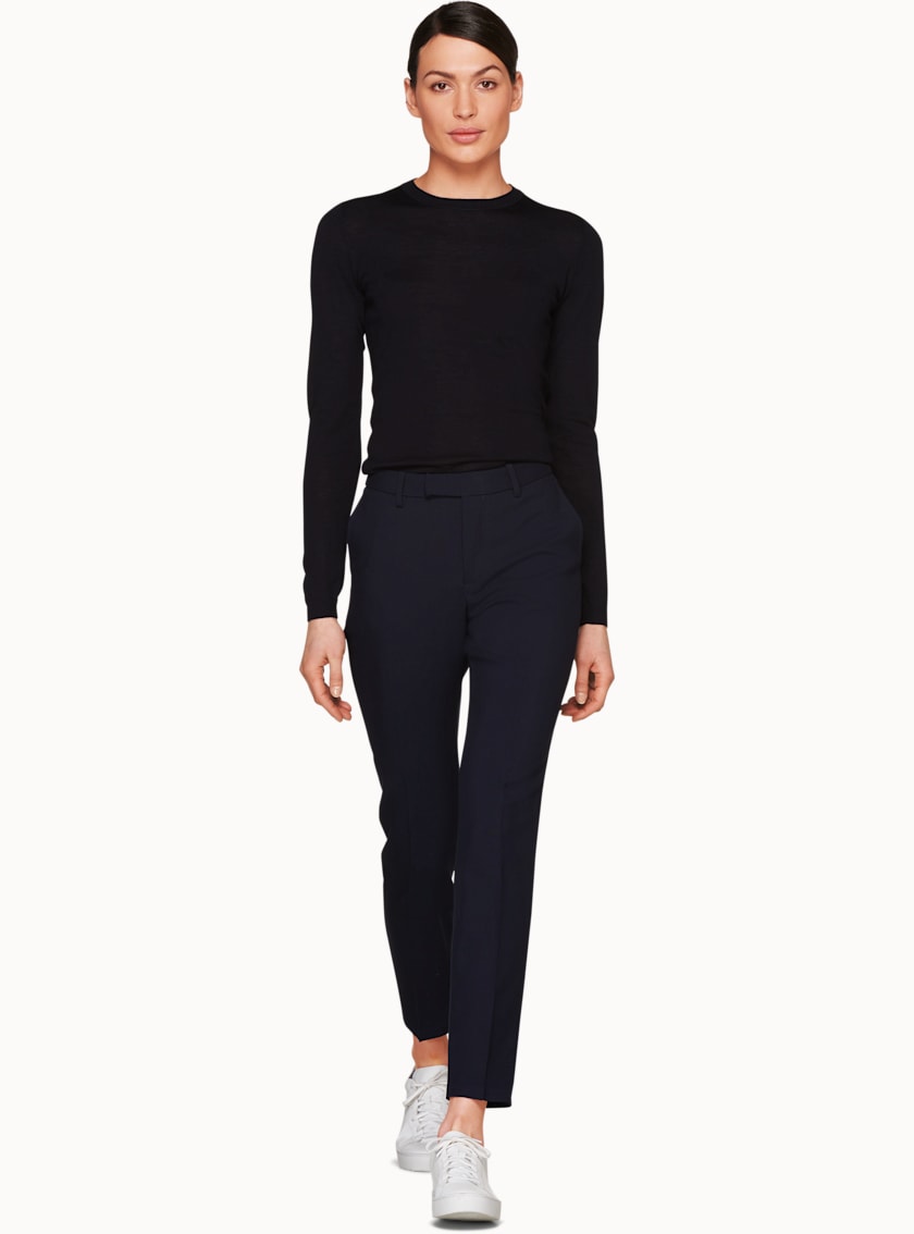 Ethan Navy Long-Sleeve Knit