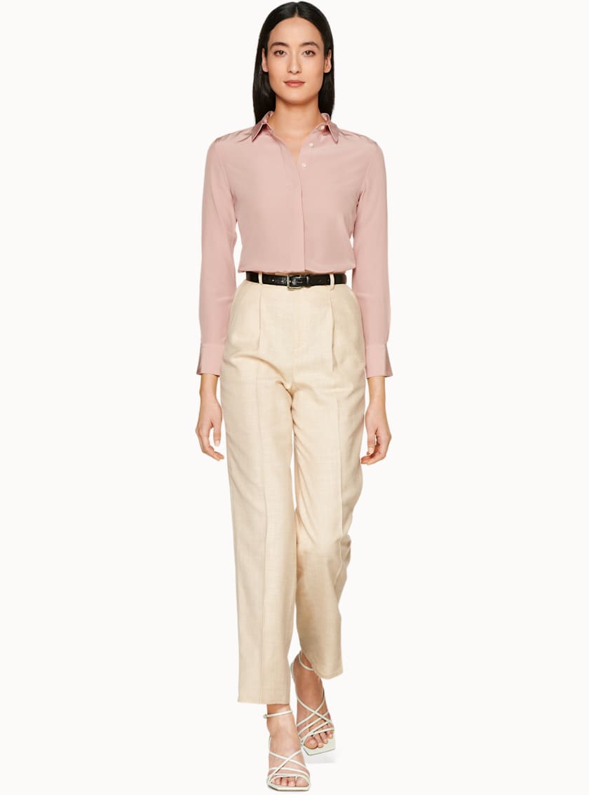Charles Pink Silk Shirt