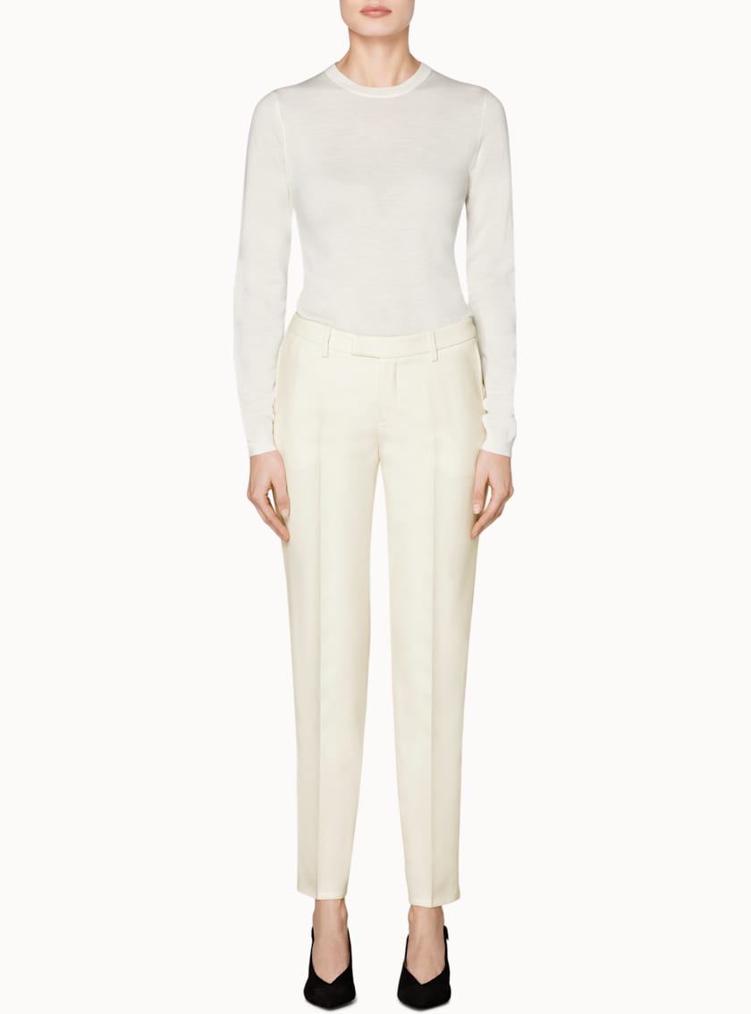 Robin Off White Trousers