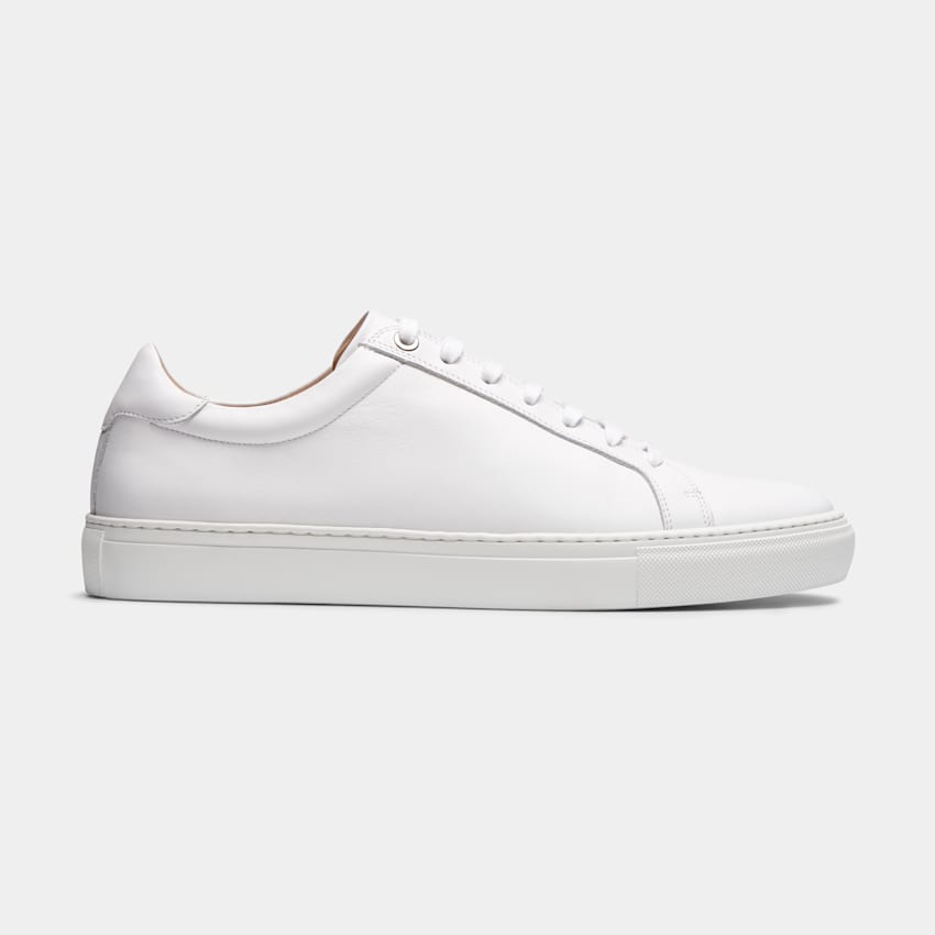 White Sneakers | Italian Calf Leather 