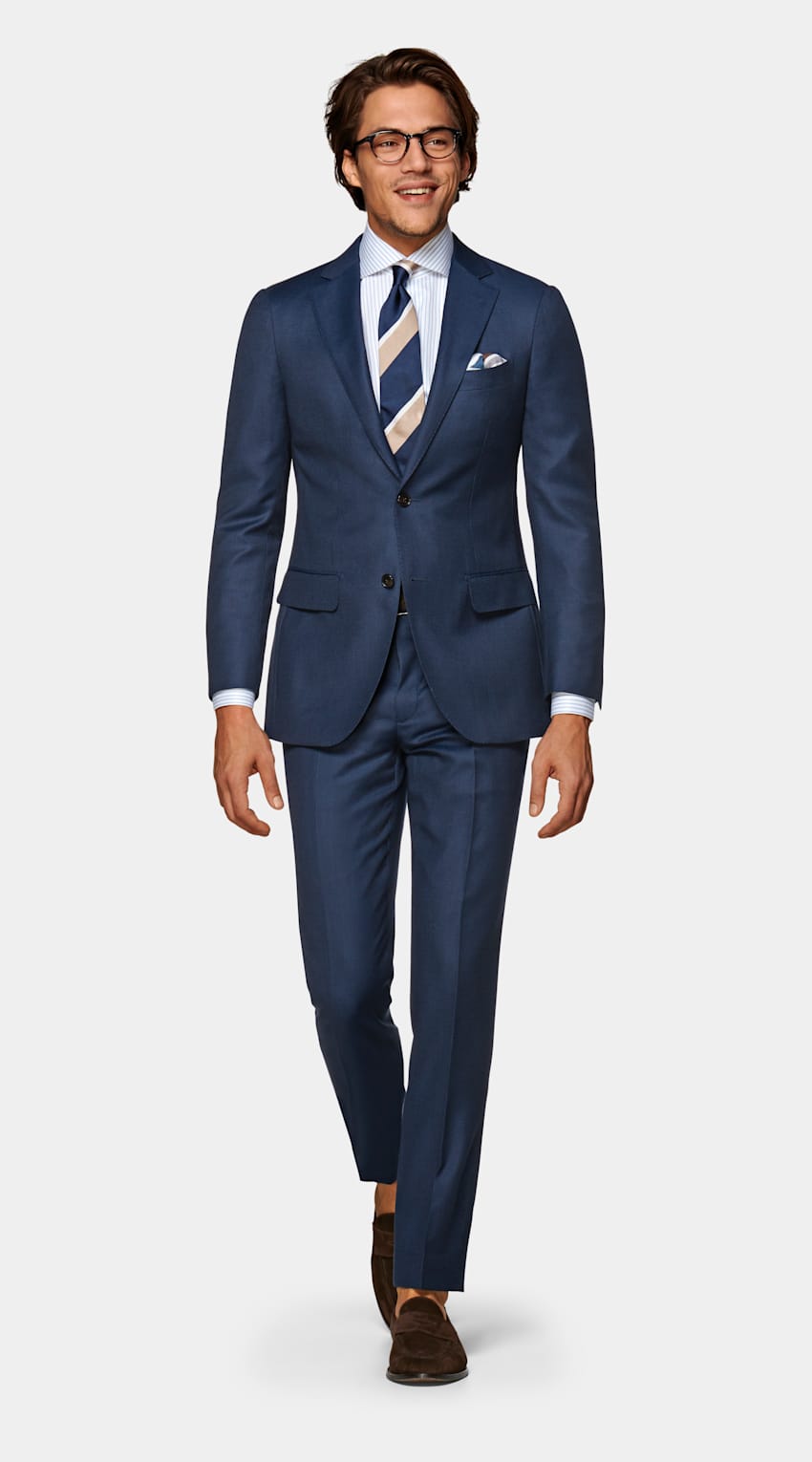 Blue Bird's Eye Sienna Jacket | Pure Wool Single Breasted | Suitsupply ...