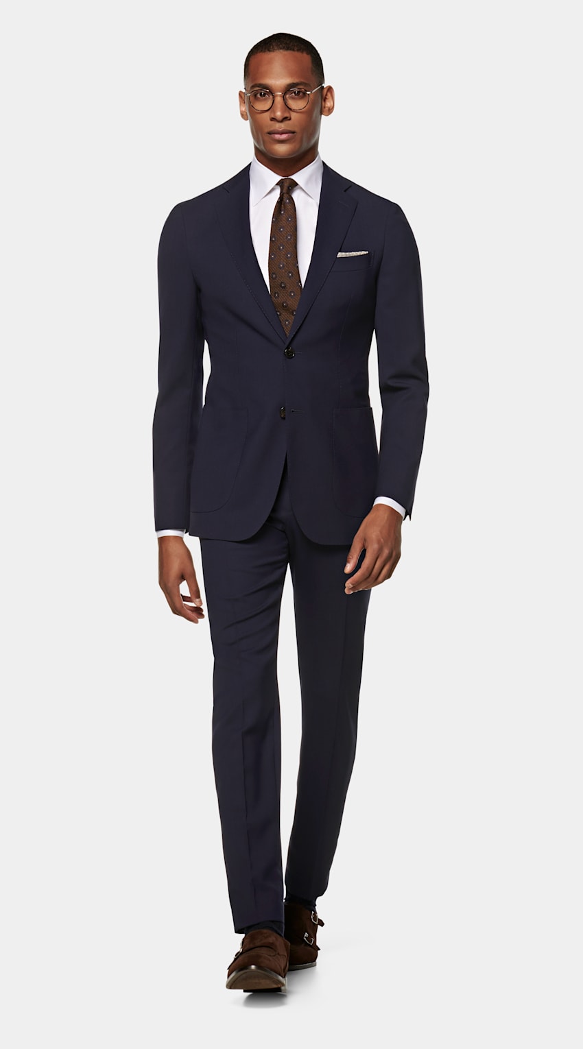 Havana navy suit clearance