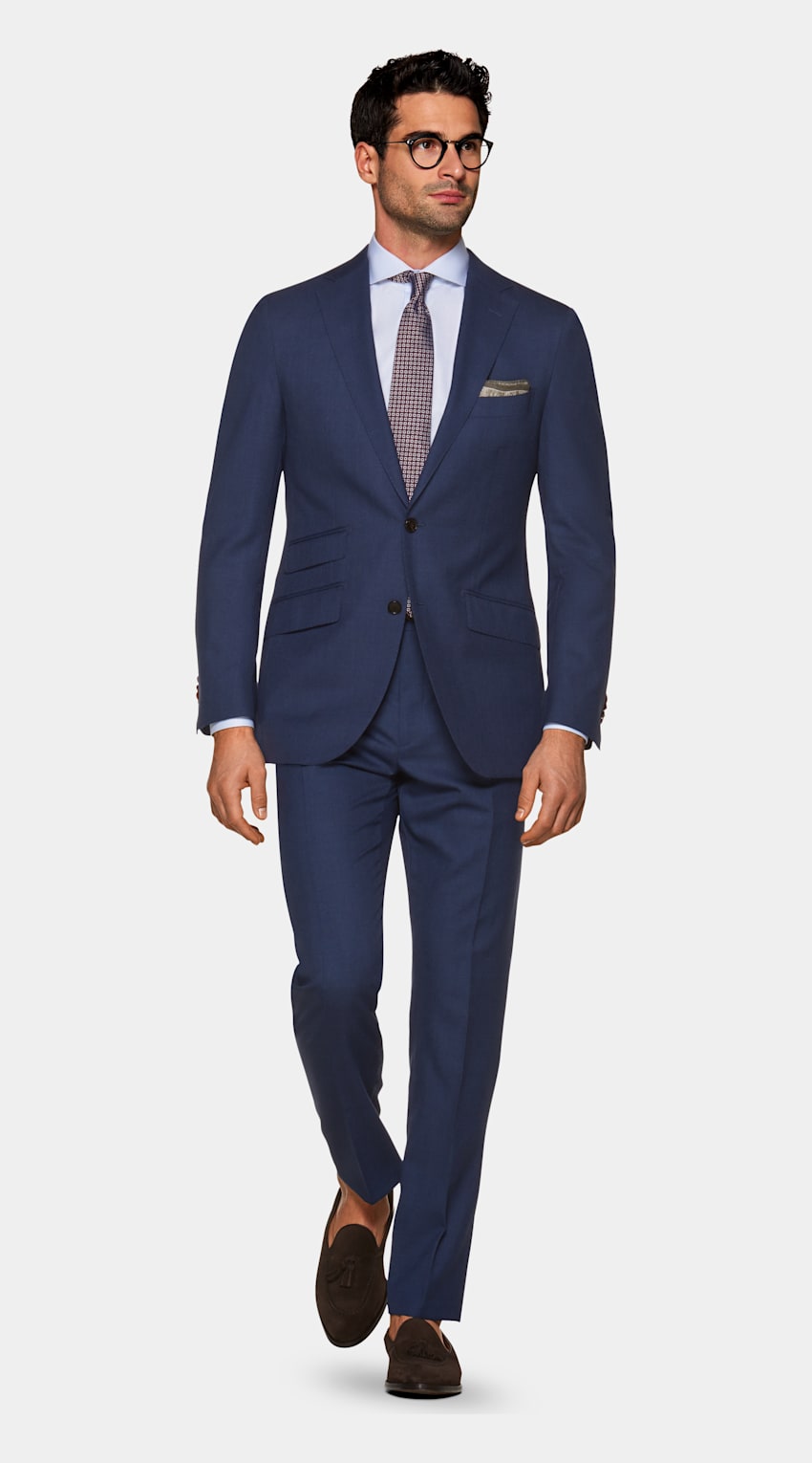 Mid Blue Sienna Suit | Pure Wool S130's Single Breasted | Suitsupply ...