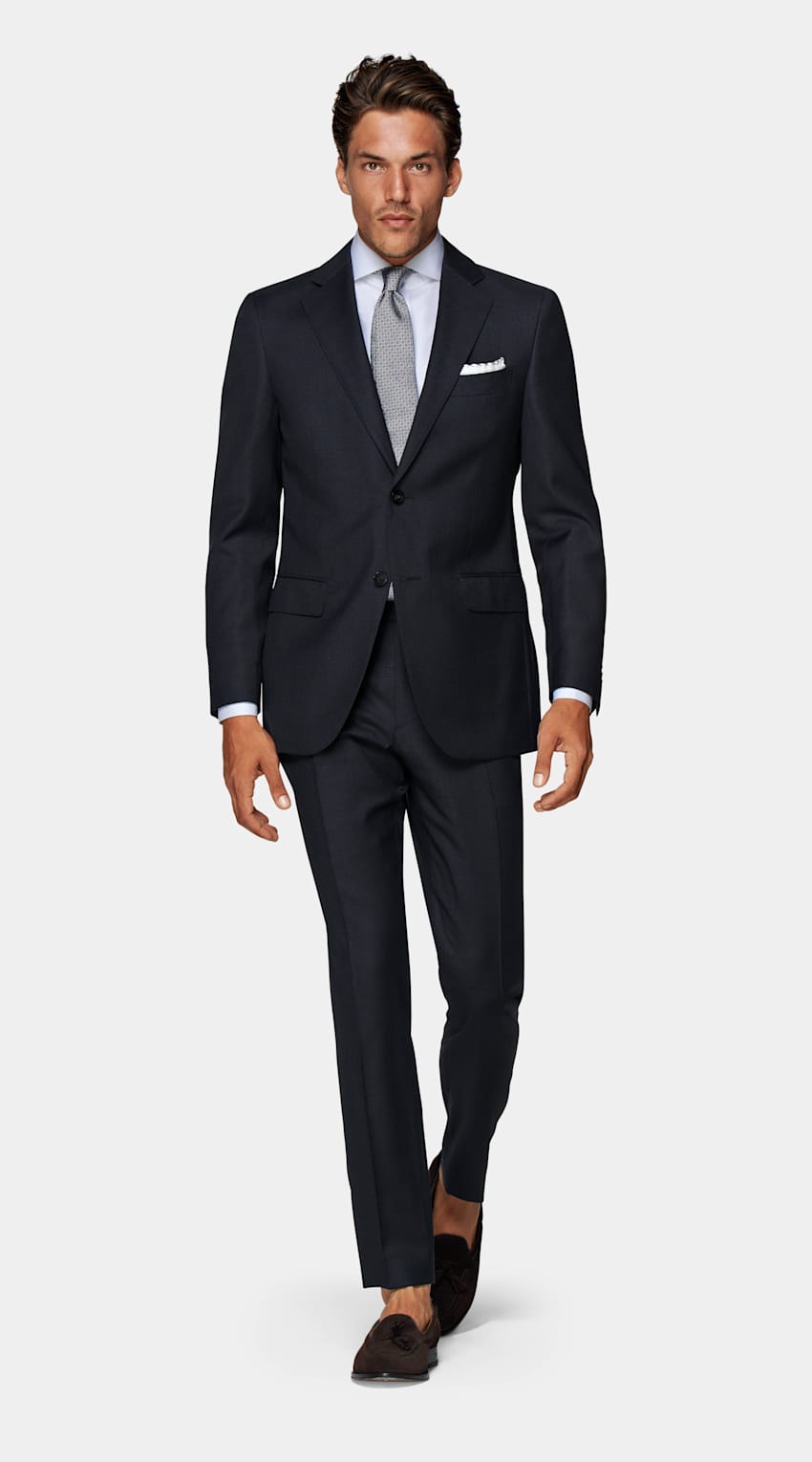 Dark Grey Napoli Suit Pure Wool Single Breasted Suitsupply Online Store