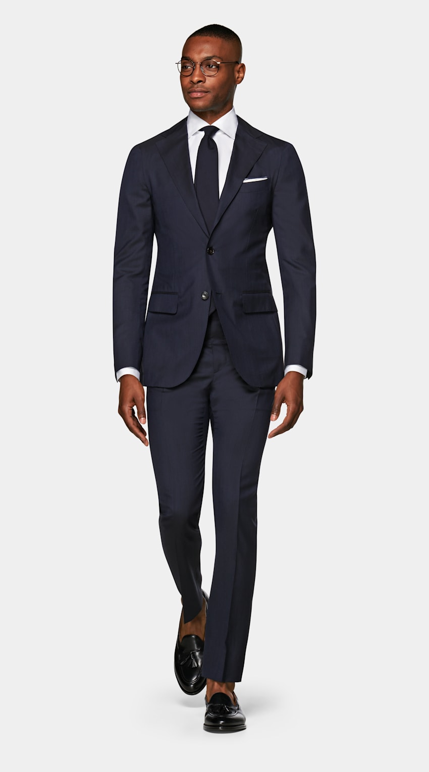 Havana navy suit clearance