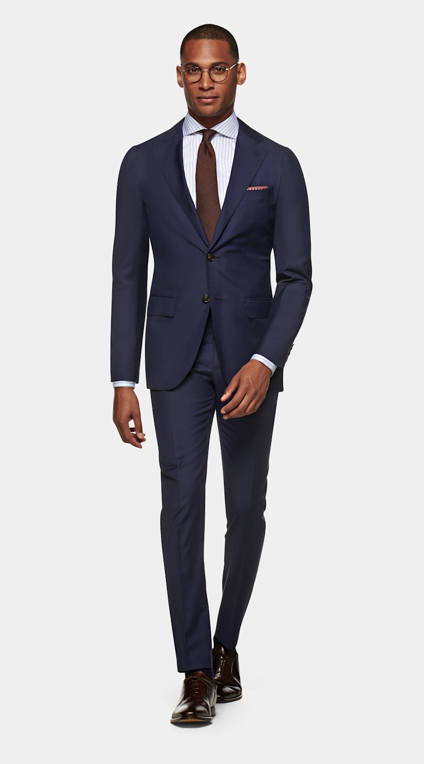 Havana navy suit clearance