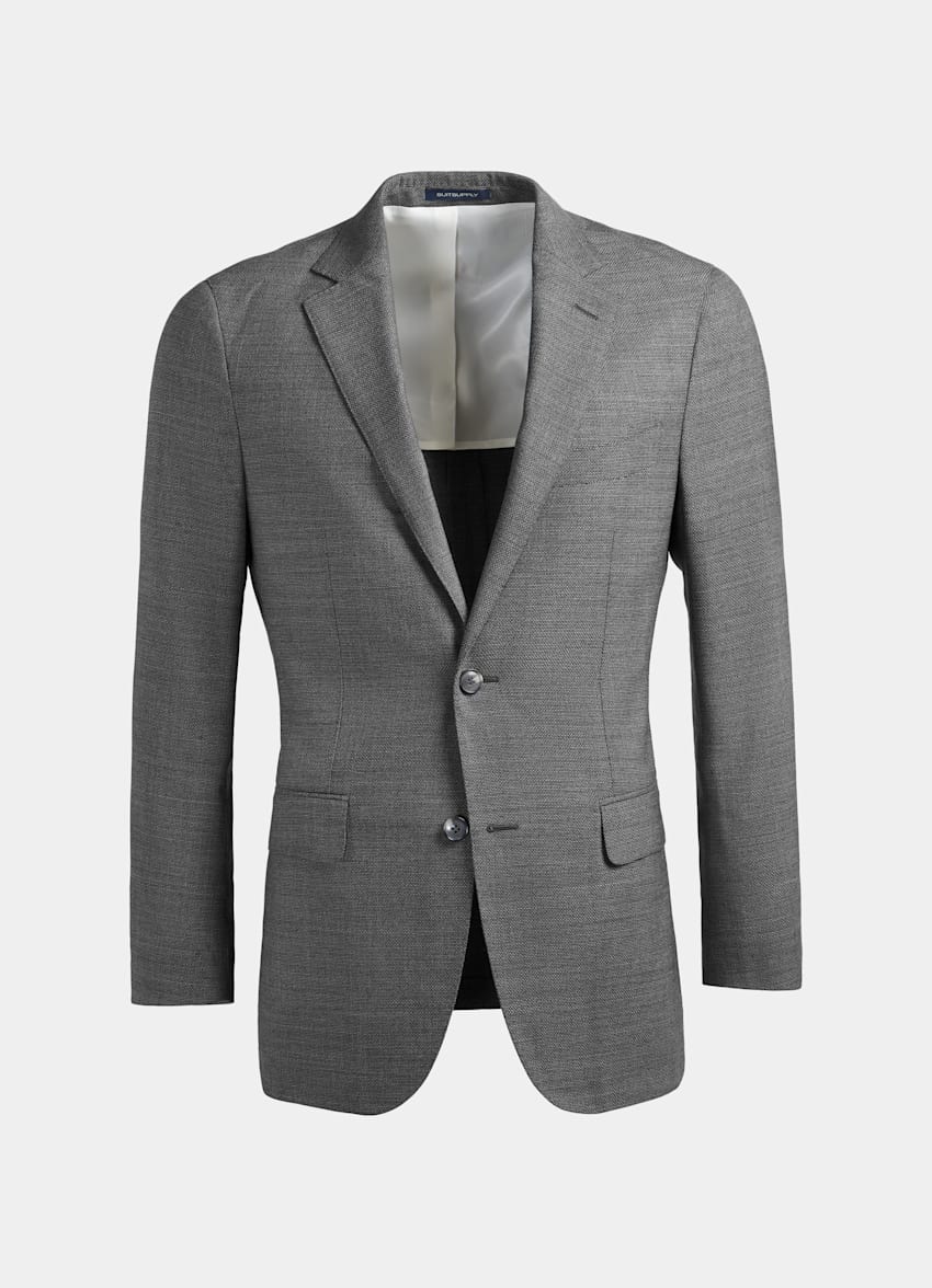 Light Grey Havana Jacket | Pure Wool Single Breasted | Suitsupply ...