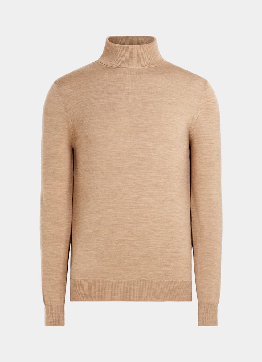 Turtleneck camel clearance