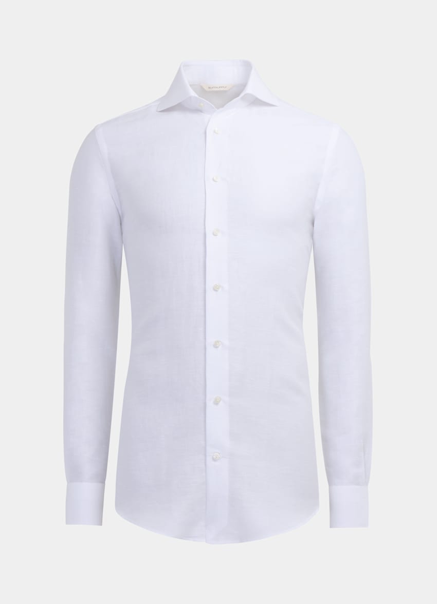 extra slim fit white shirt