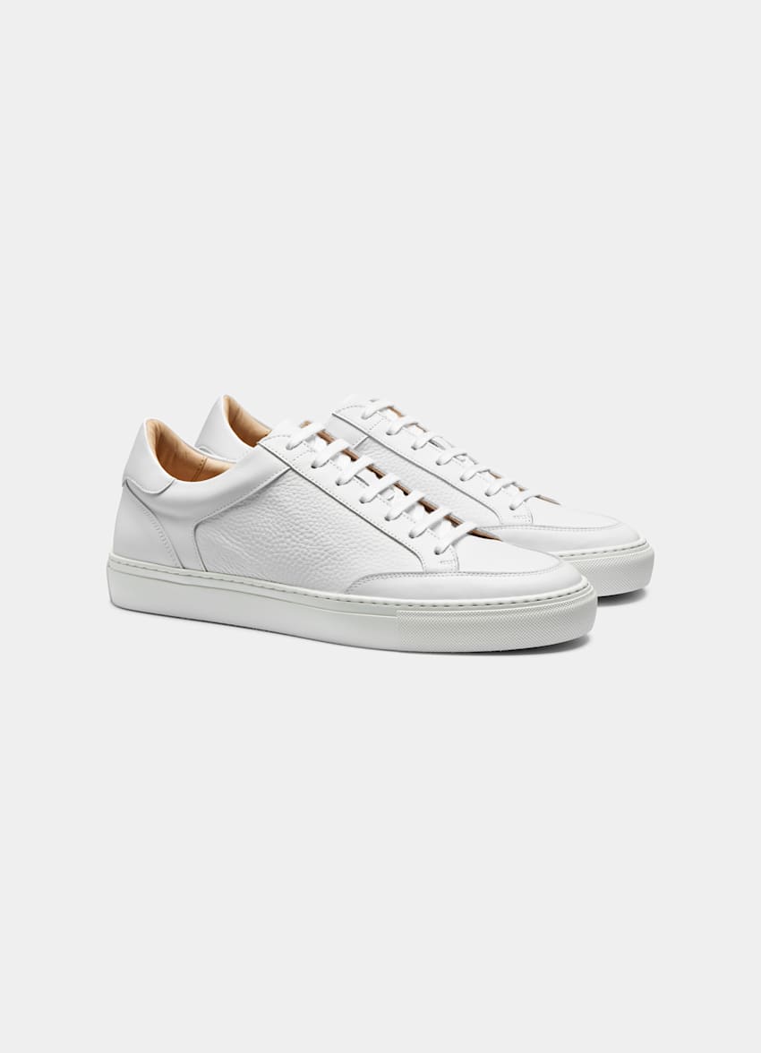 White Sneakers | Calf Leather | Suitsupply Online Store