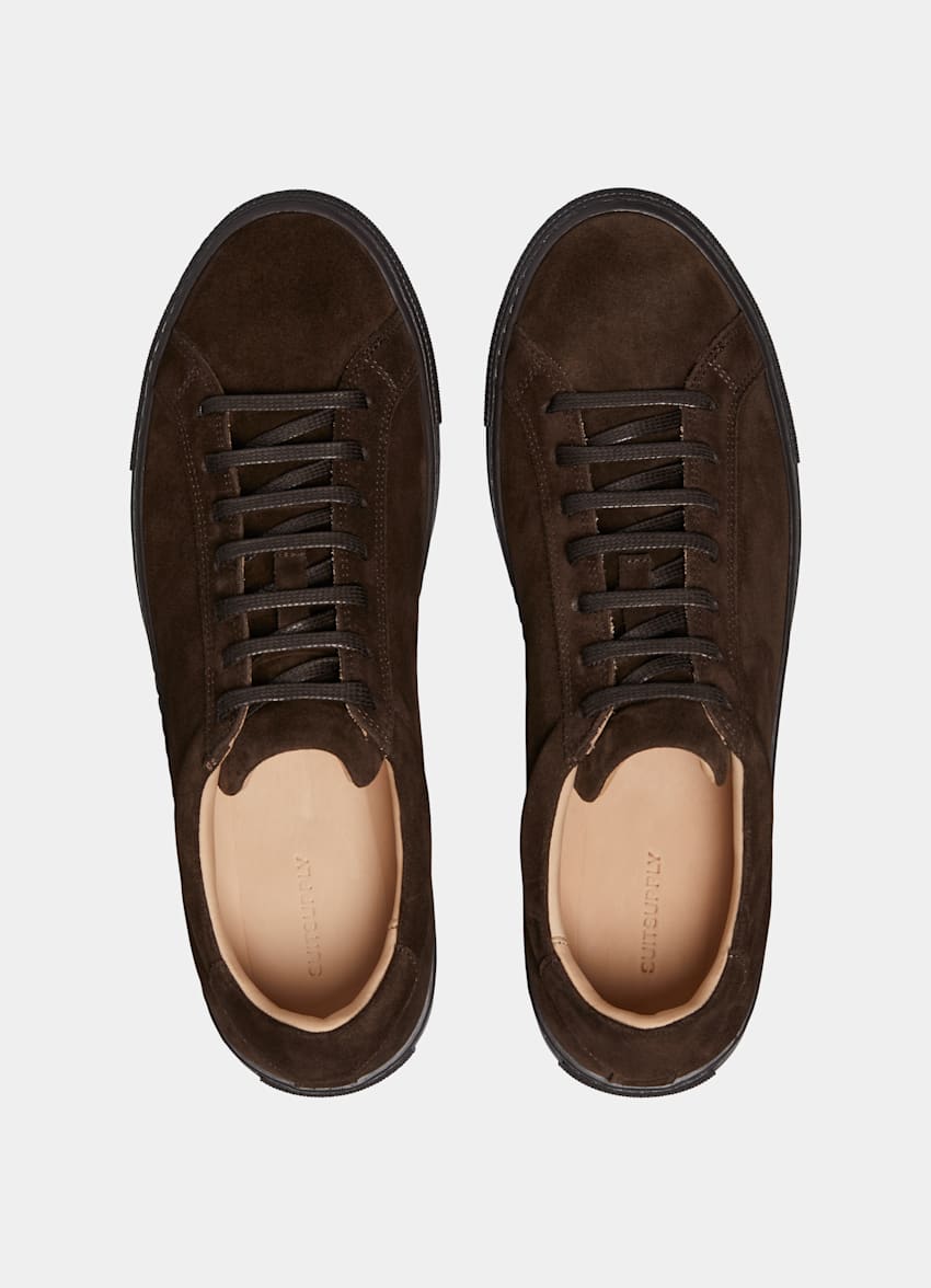 brown sneakers