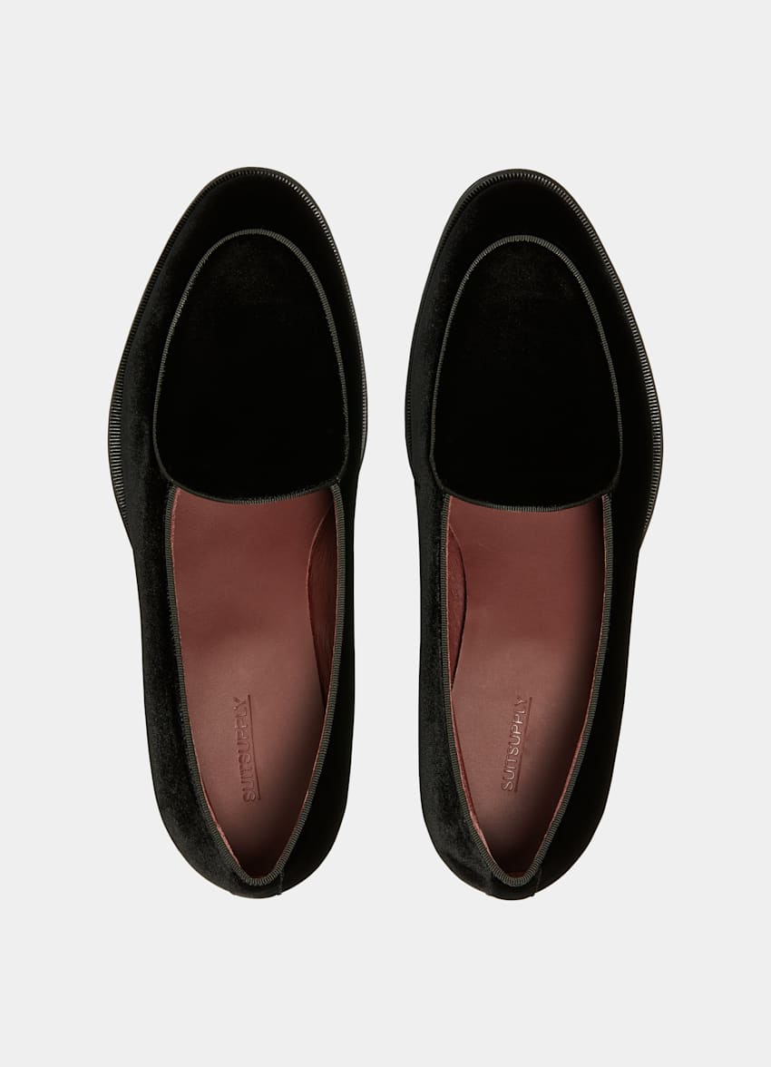 Black Velvet Slippers | Velvet 