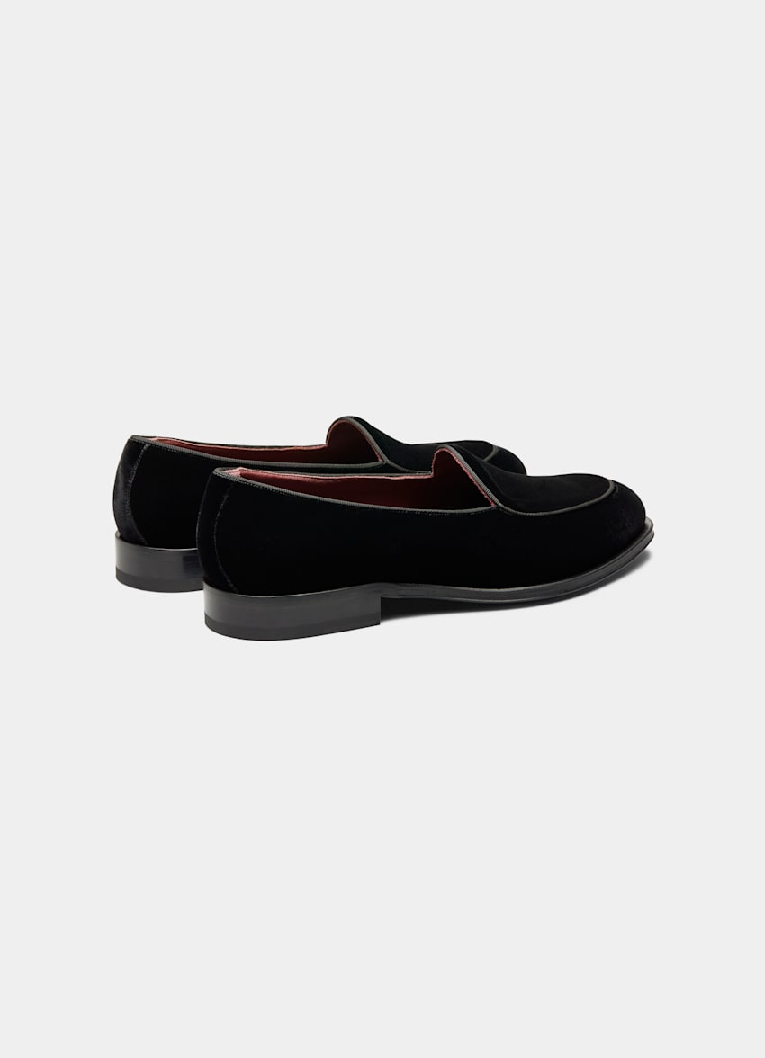 Black Velvet Slippers | Velvet 