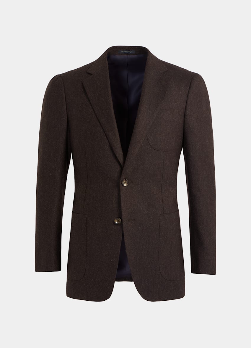 Dark Brown Havana Suit | Pure Wool Single Breasted | Suitsupply Online ...