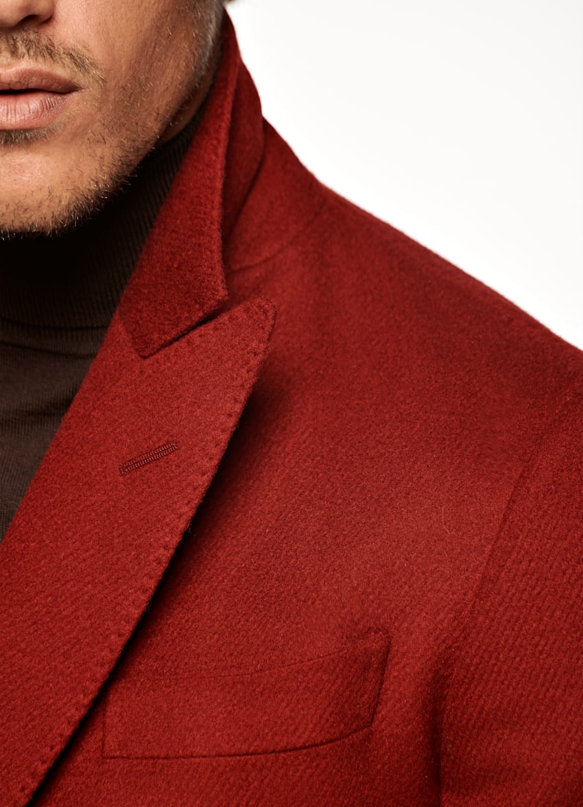 red overcoat