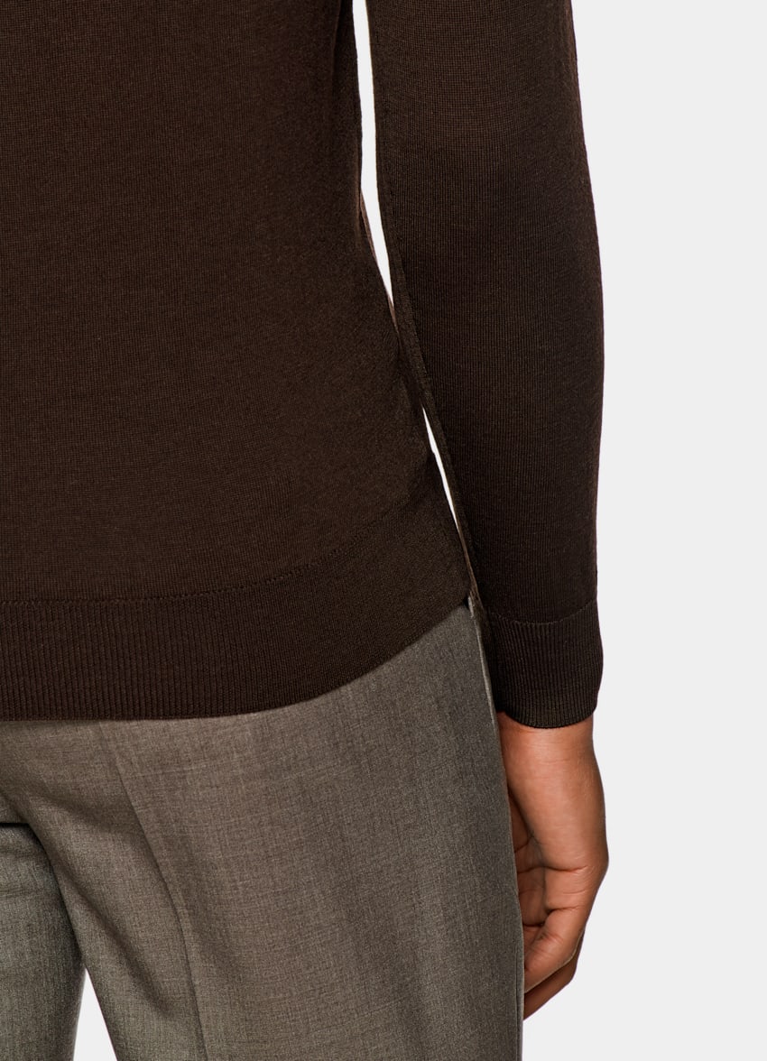 dime brown crewneck