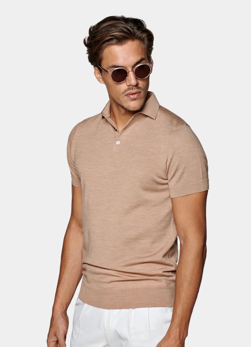 brown polo sweatsuit