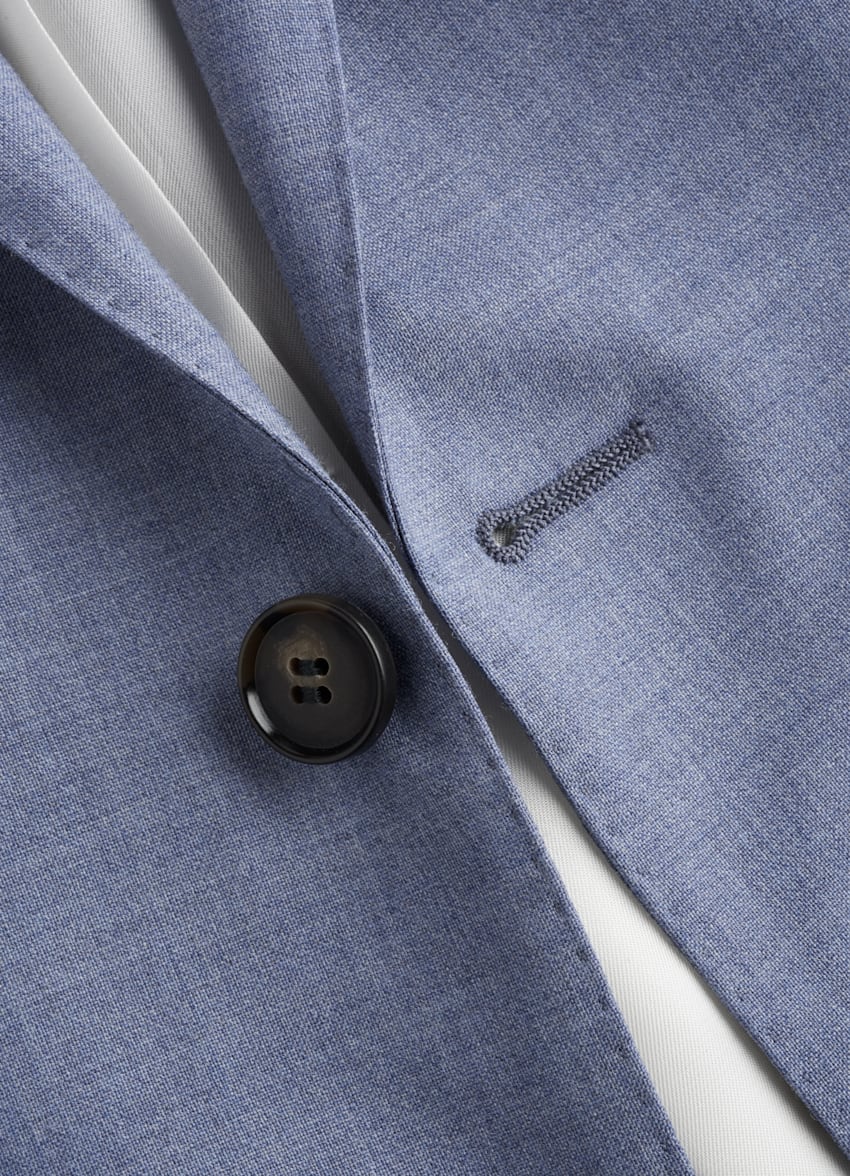 Light Blue Napoli Suit Pure Wool Single Breasted Suitsupply Online Store