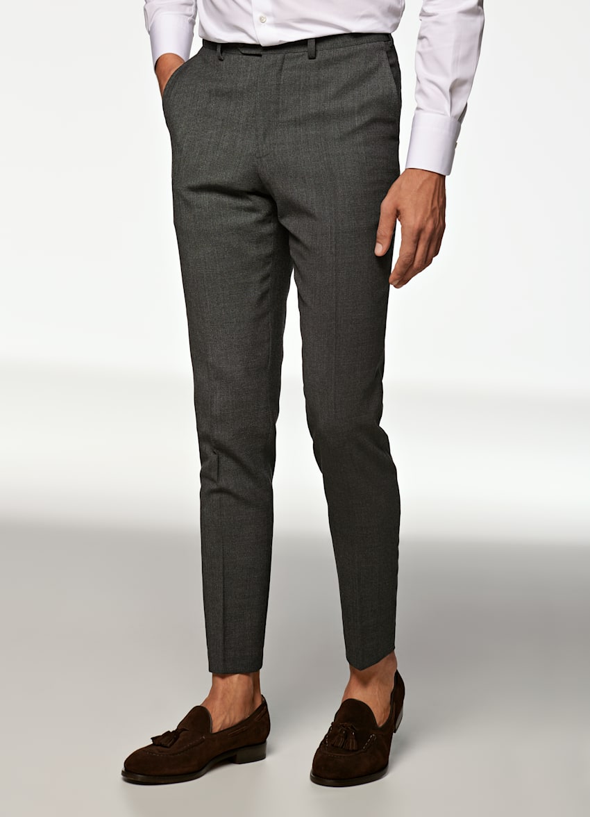 Dark Grey Formal Soho Trousers | Pure Wool Traveller | Suitsupply ...