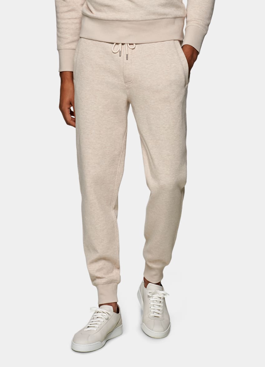 Light Brown Sweatpants | Cotton Polyester | Suitsupply Online Store