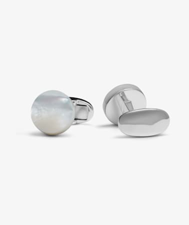 Round cufflinks