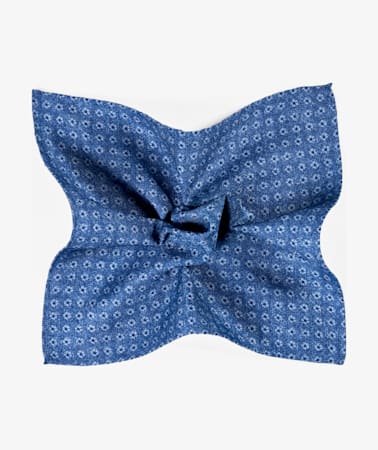 Blue Pocket Square