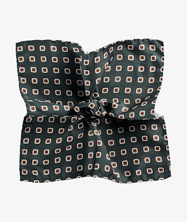 Green Square Pocket Square