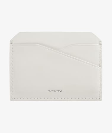 Off White Card Holder