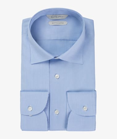 Light Blue Faux Uni Shirt