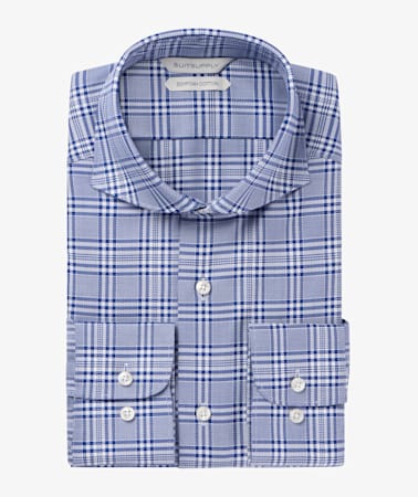 Navy Check Shirt