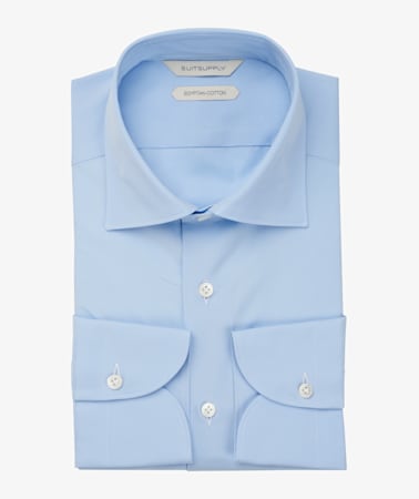 Light Blue Poplin Shirt