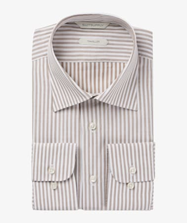 Brown Stripe Traveller Shirt