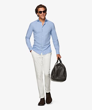 Light Blue Flannel Shirt