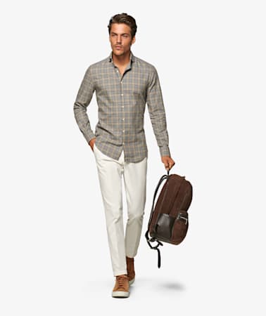 Multicolor Check Flannel Shirt
