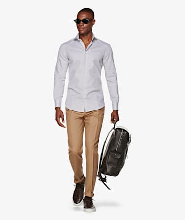 Grey Oxford Shirt