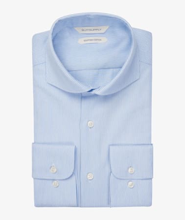 Light Blue Faux Uni Shirt