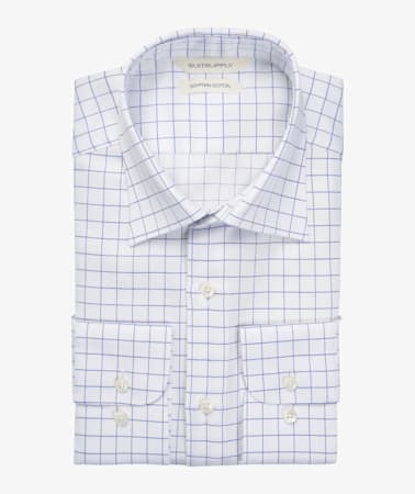 White Windowpane Shirt