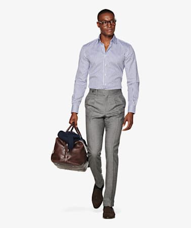 Navy Stripe Shirt