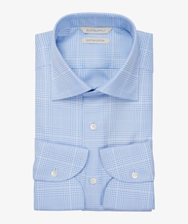 Light Blue Check Shirt