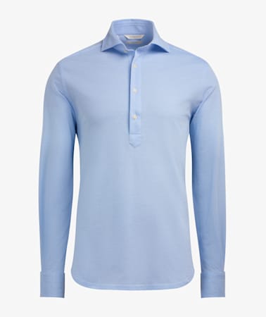 Light Blue Knitted Popover