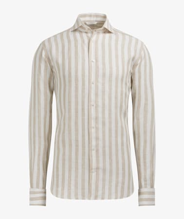 Brown Stripe Shirt